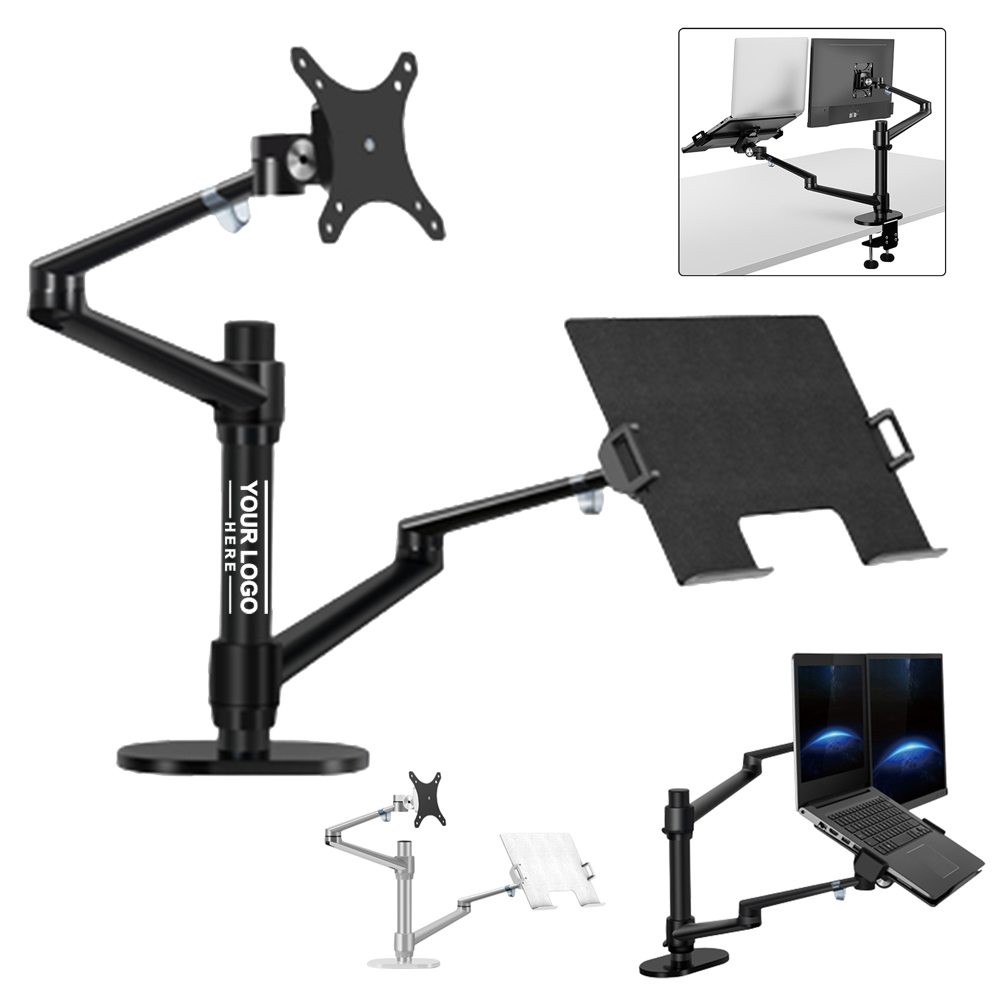 2-In-1 Laptop And Monitor Desk Stand Mount