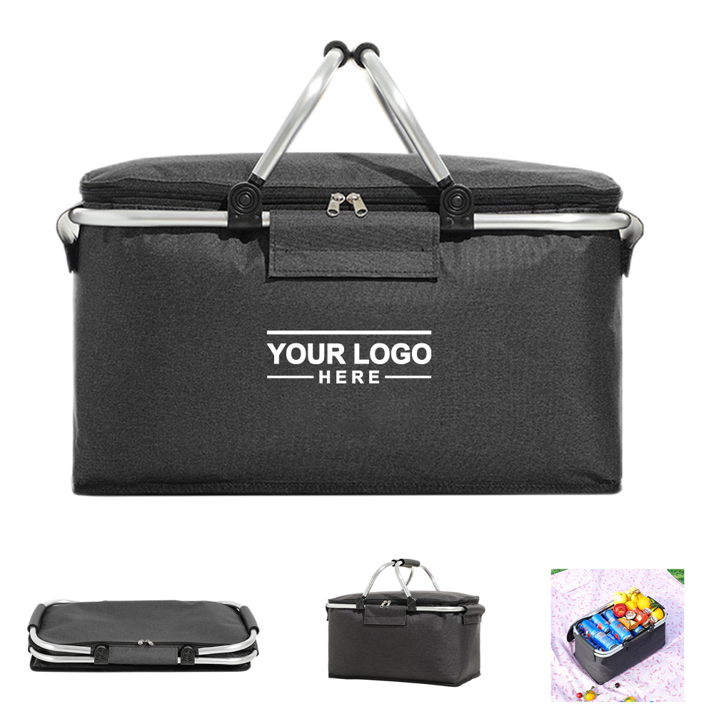 Collapsible Picnic Basket Cooler Bag