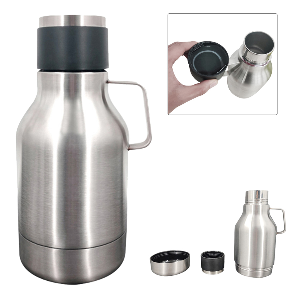 40Oz Stainless Steel Water Bottle With Detachable Bowl
