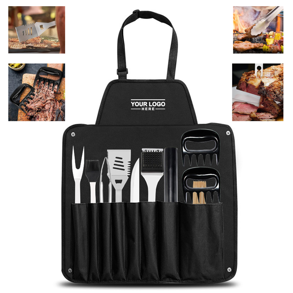Outdoor Portable Barbecue 10-Piece Tool Set