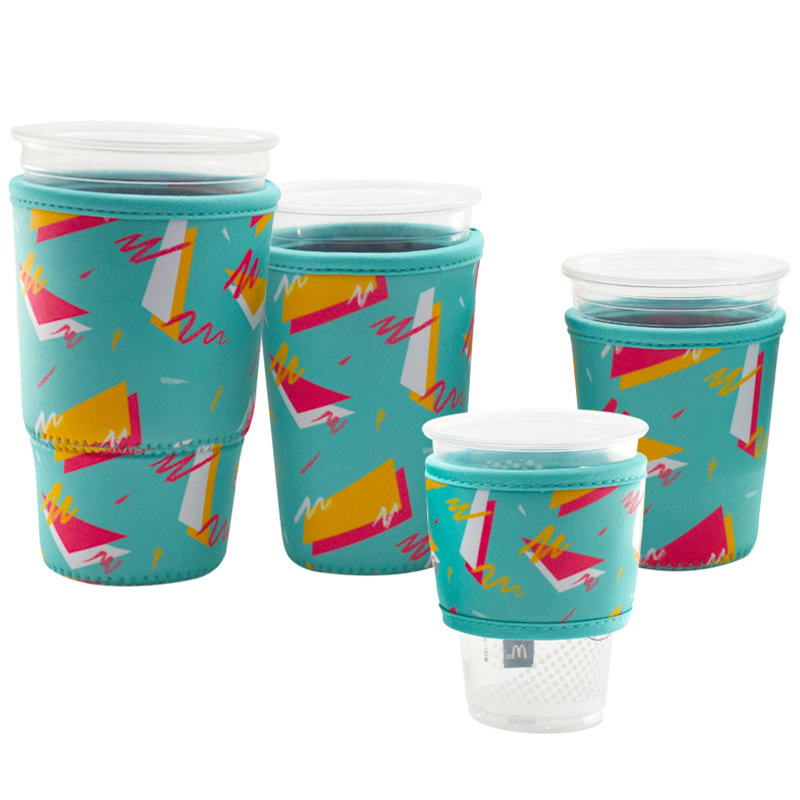 Vibrant Neoprene Cup Sleeve- Stylish Full Color Design
