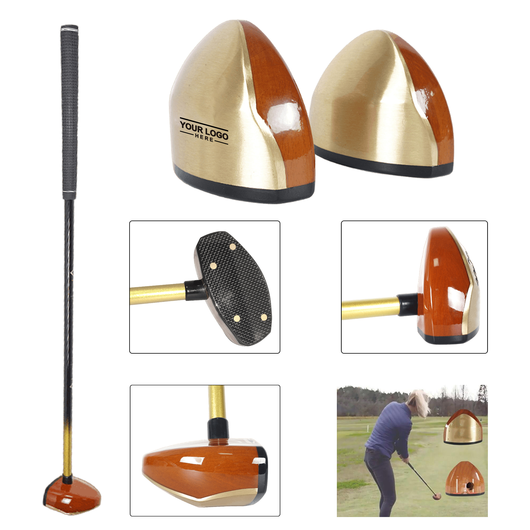 Customized Wood Park Golf Club Head