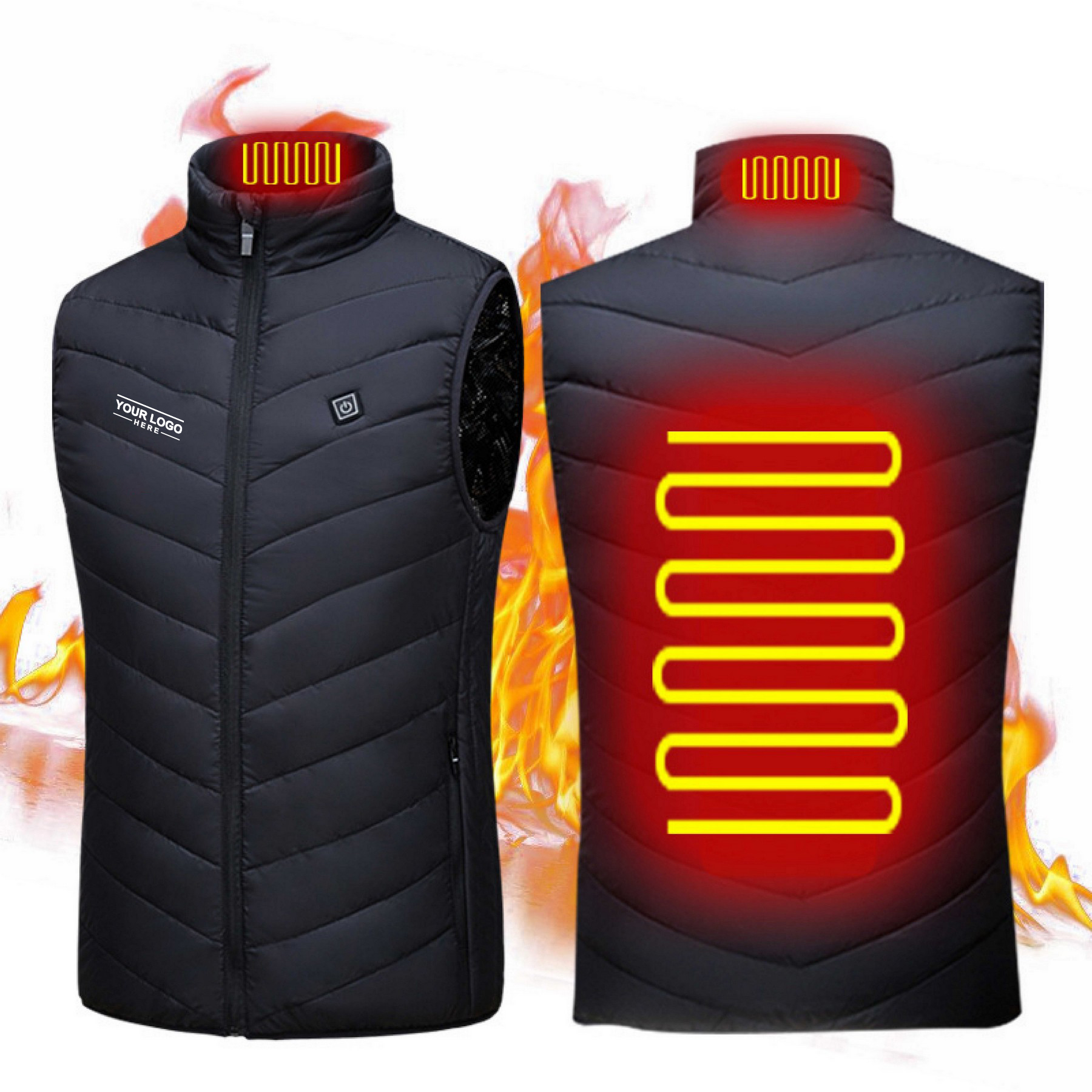USB Heated Vest with Dual Heating Zones