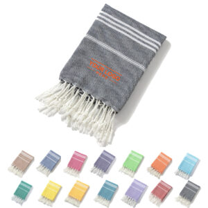 Custom Turkish Beach Towel with Fringe
