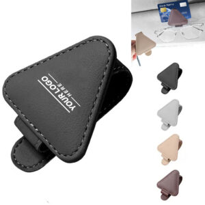 Leather Car Sunglasses Clip