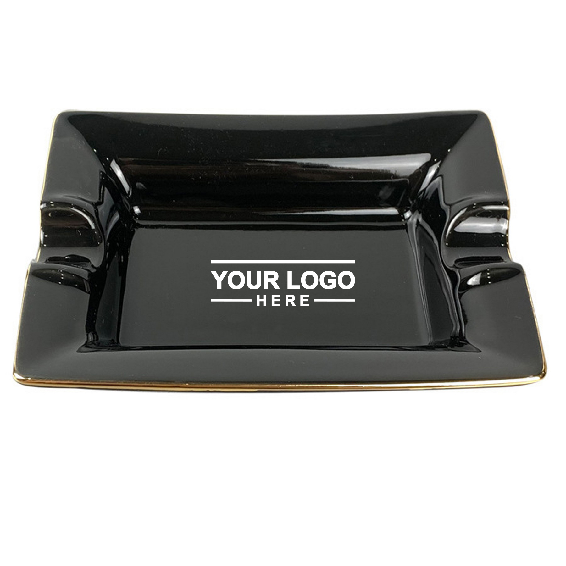 Rectangular Ceramic Cigar Ashtray