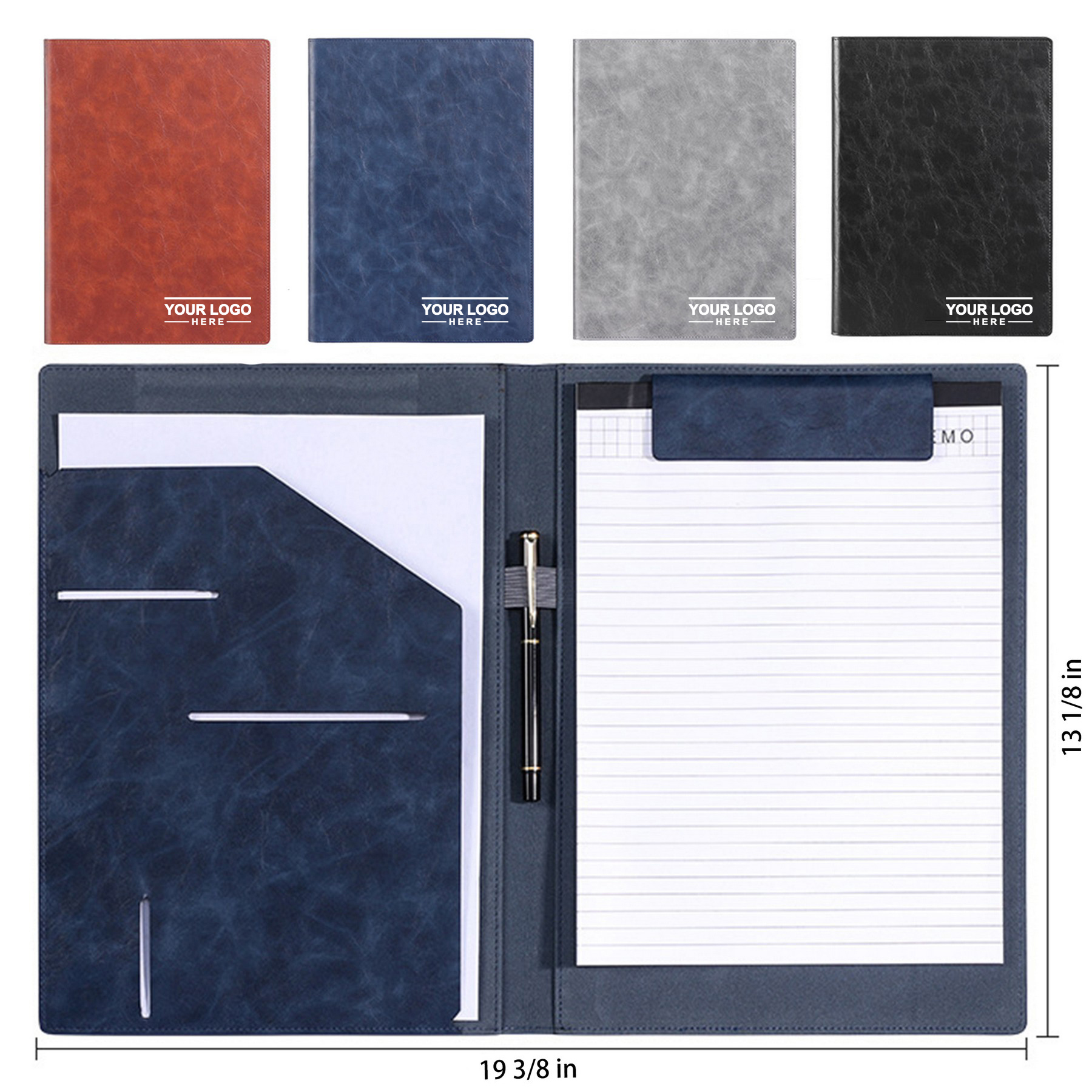 PU Leather Magnetic Padfolio
