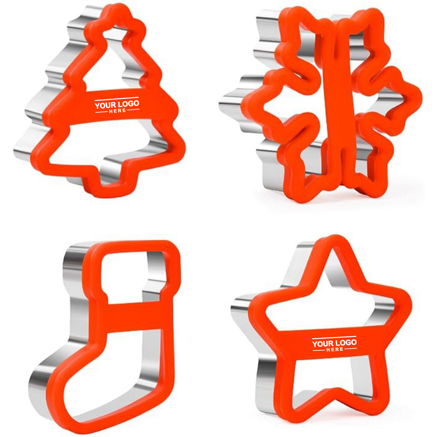 4-Piece Holiday Cookie Cutter Set
