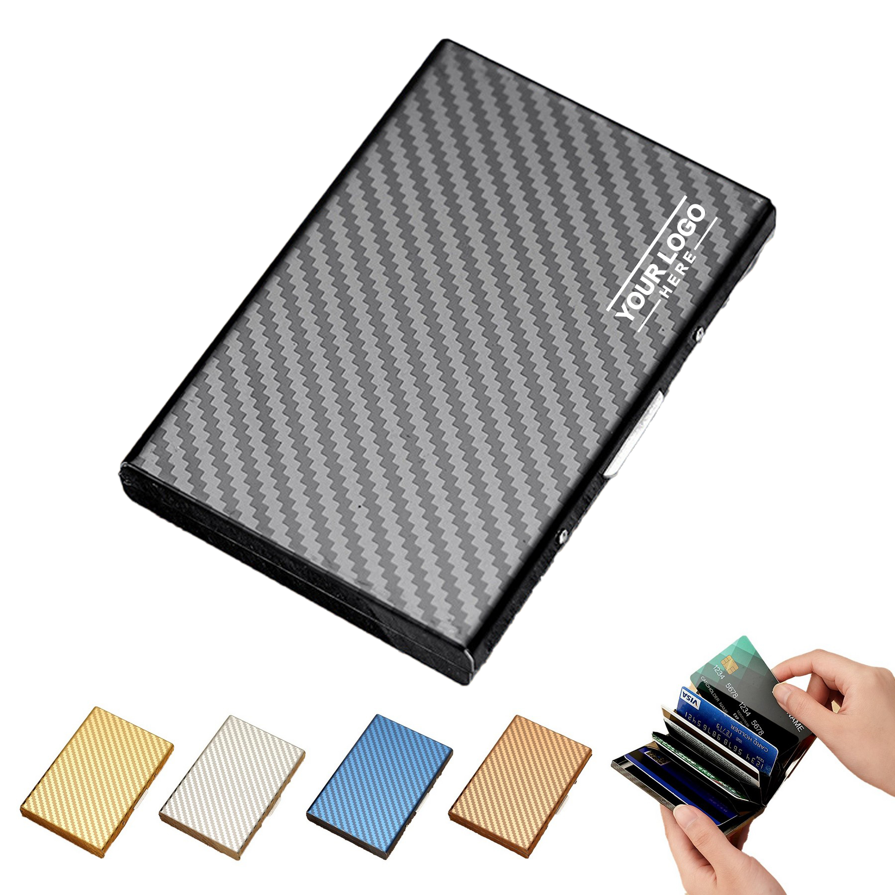 Slim Metal Card Holder