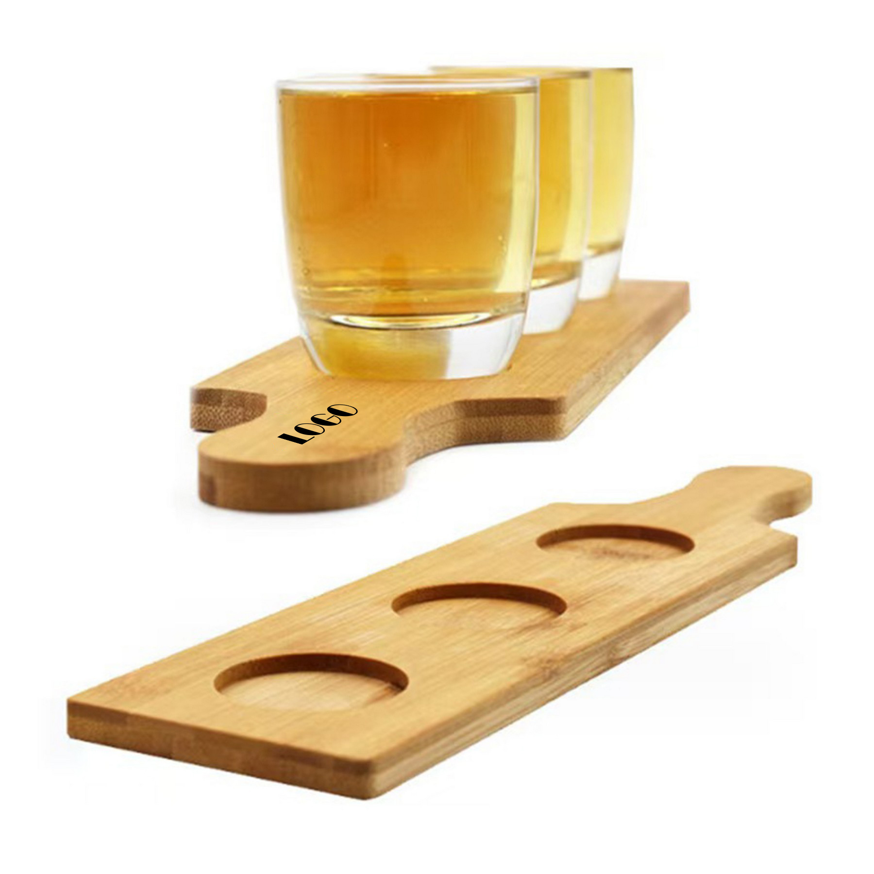 Wooden Beer Flight Board