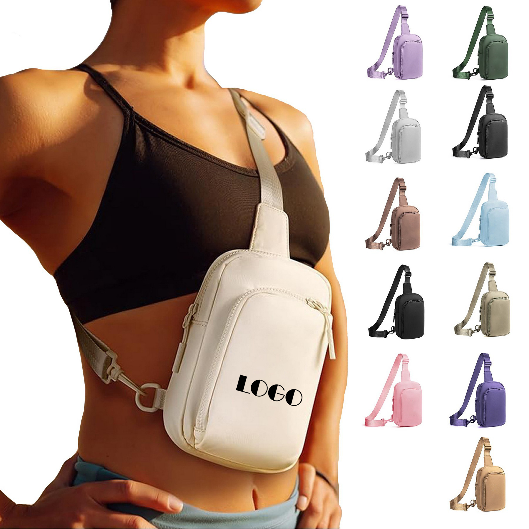 Unisex Crossbody Sling Bag