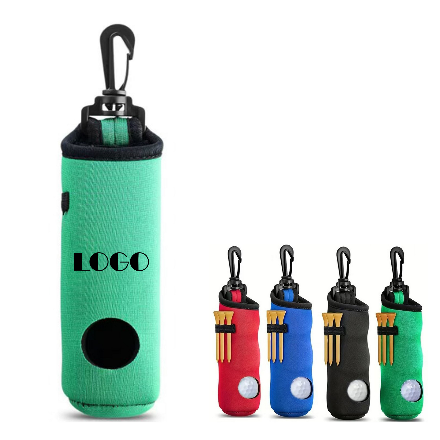 Neoprene Golf Ball Pouch