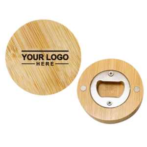 Magnetic Bamboo Bottle Opener