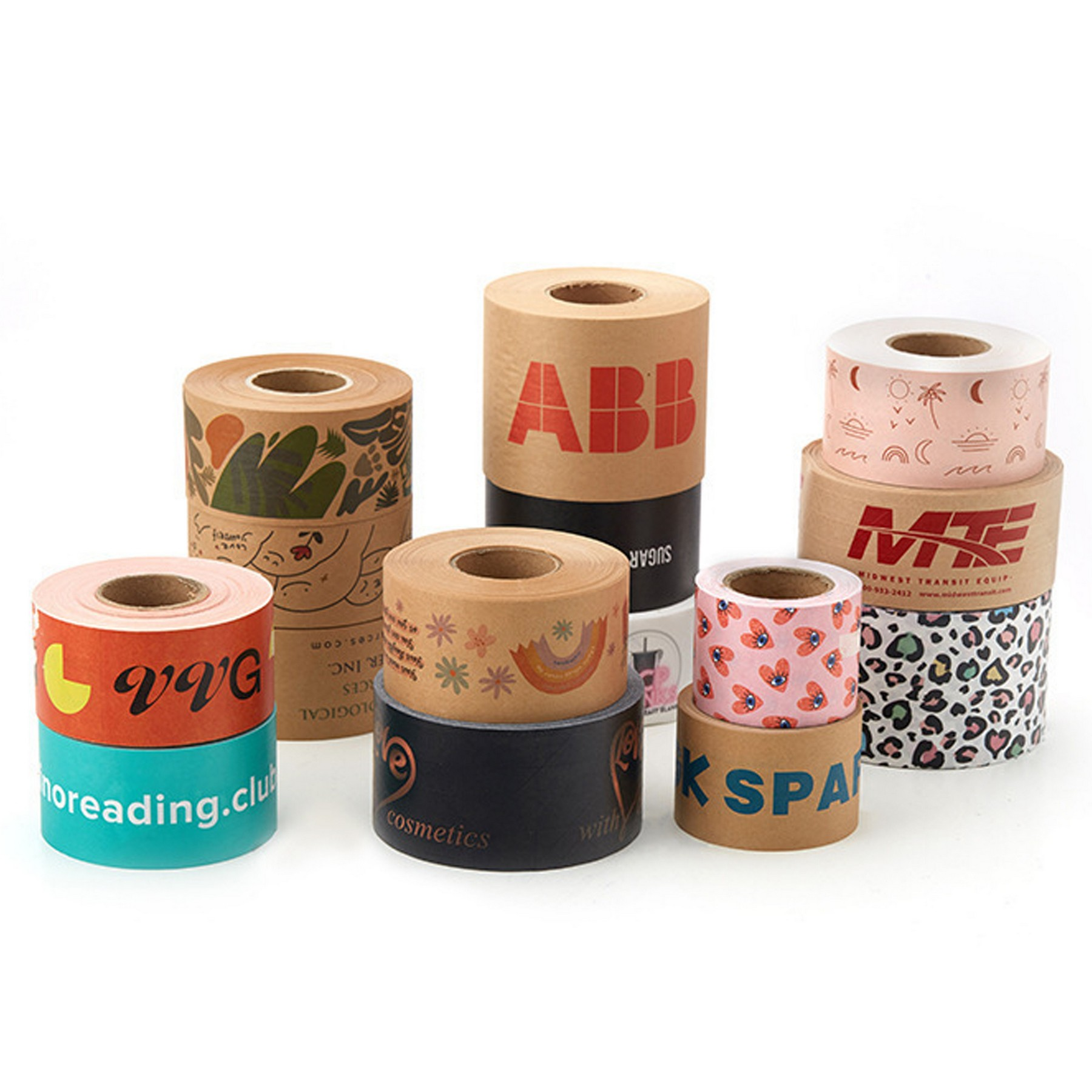 Custom Printed Kraft Paper Packaging Tape